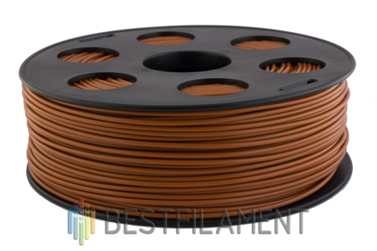 Шоколадный ABS пластик Bestfilament для 3D-принтеров 1 кг (2.85 мм)