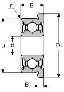 Подшипник F608ZZ