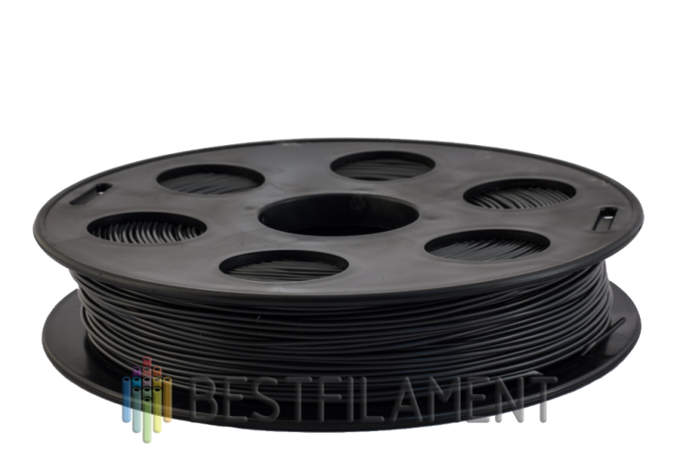 Черный PLA пластик Bestfilament для 3D-принтеров 0,5 кг (1,75 мм)