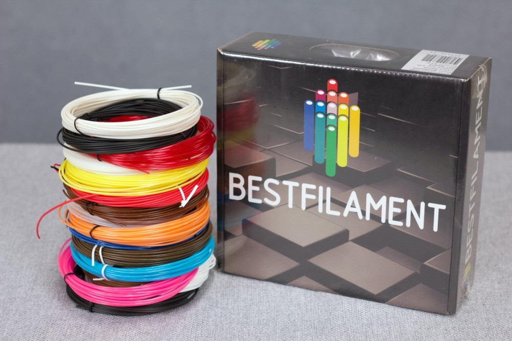 Набор из 16 пробников всех видов пластика от Bestfilament Набор из 16 пробников всех видов пластика от Bestfilament