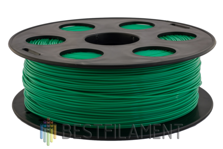 Зеленый PETG пластик Bestfilament для 3D-принтеров 1 кг (2,85 мм)